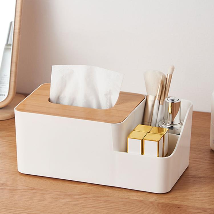 桌面紙巾抽紙盒家用客廳餐廳餐巾筒茶幾遙控器收納盒創意簡約輕奢