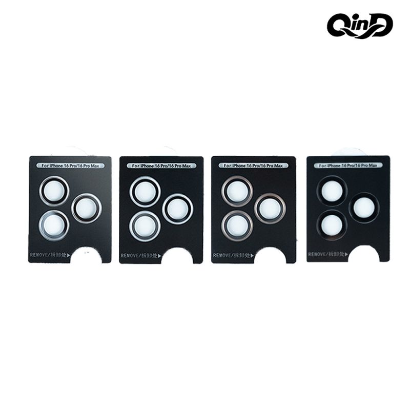 QinD Apple 蘋果 iPhone 16 Pro / iPhone 16 Pro Max 鷹眼鏡頭保護貼 鏡頭貼 鏡頭蓋 鏡頭圈 定位貼膜神器