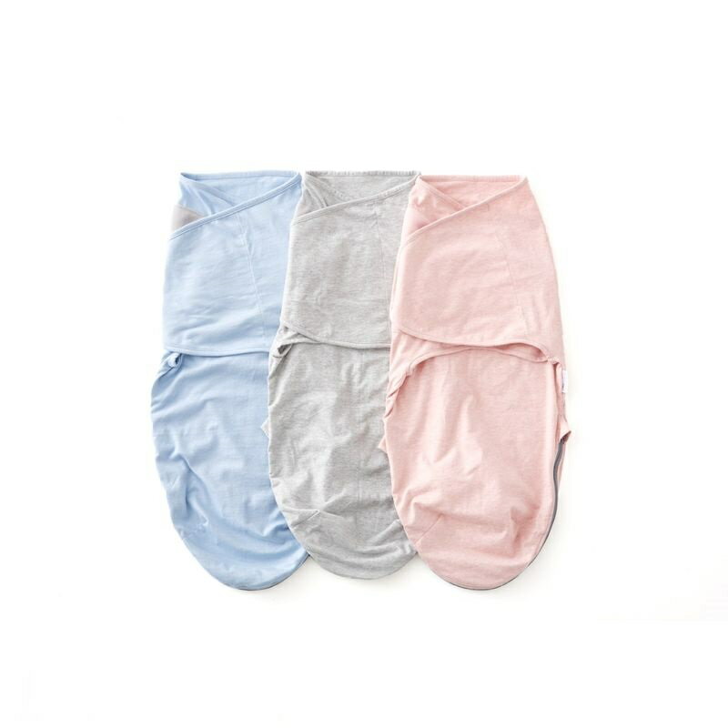 Hugsie BABY 靜音袋鼠包巾(麻灰/天藍/粉紅)★衛立兒生活館★ 1