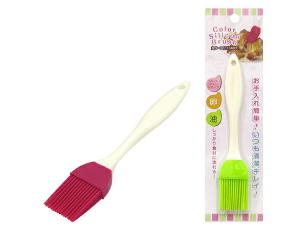 【江戶物語】彩色矽膠刷 料理用 刷油 甜點 食品專用 COLOR SILICONE BRUSH  日本必買 日本進口