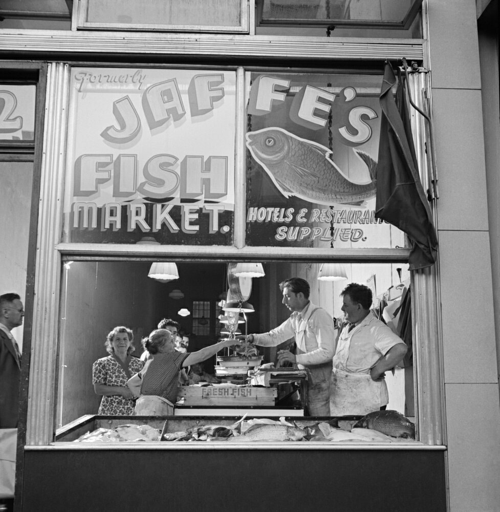 Posterazzi New York Fish Market 1942 NjaffeS Fish Market