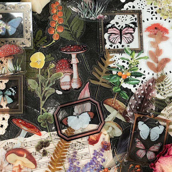 240 Pcs Memory Garden Series PET Stickers Set記憶花園PET貼紙