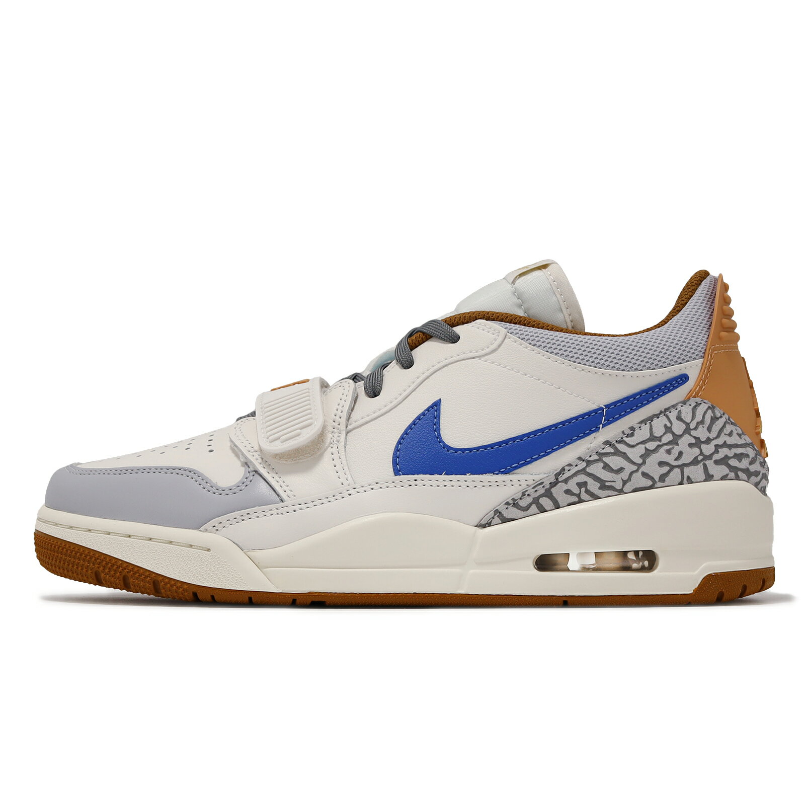 Nike 休閒鞋 Air Jordan Legacy 312 Low 男鞋 灰 棕 藍 芝加哥 爆裂紋