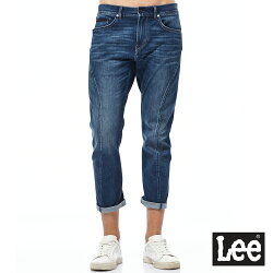 Lee 755 七分低腰3D標準牛仔褲-男款-藍