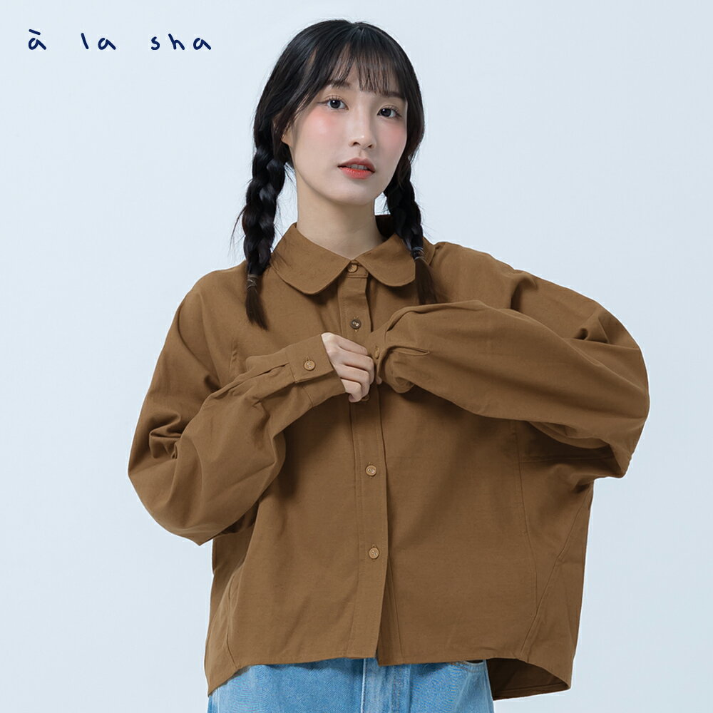 a la sha 蝙蝠長袖襯衫