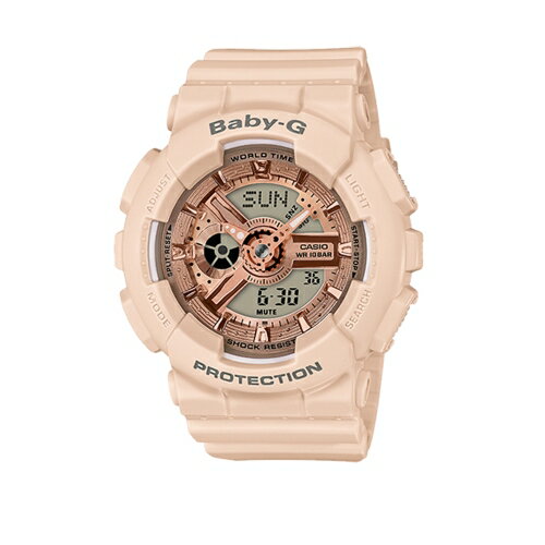 CASIO BABY-G/潮流尖端雙顯運動腕錶/BA-110CP-4A