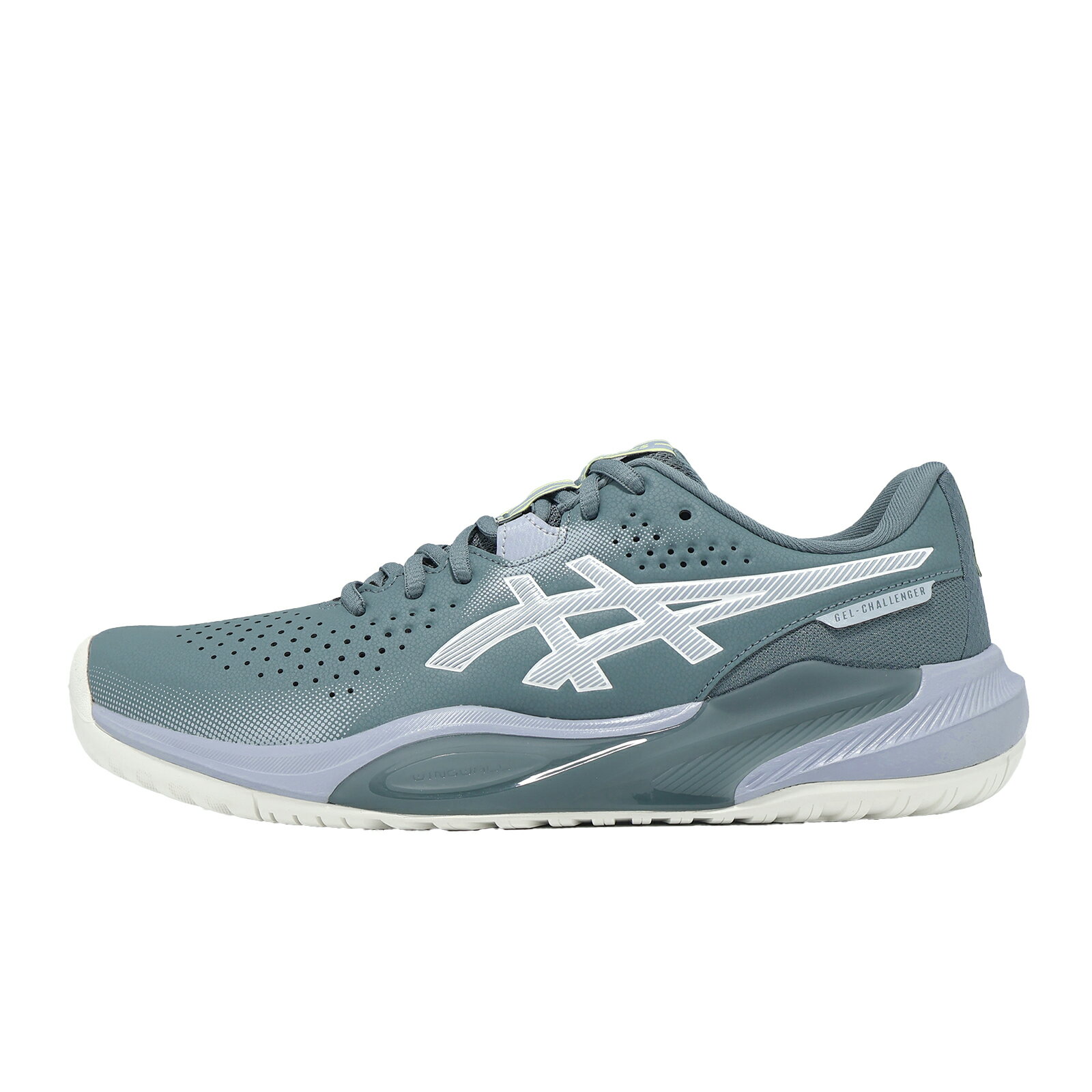 Asics 亞瑟士 網球鞋 GEL-Challenger 15 男鞋 綠 藍 穩定 避震 1041A510020