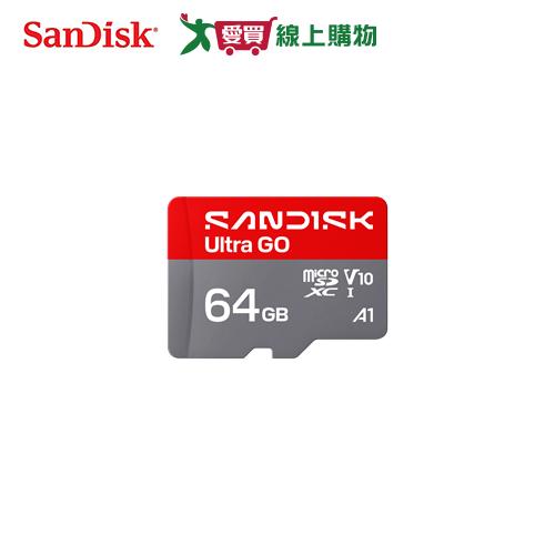 SANDISK Ultra GO MicroSD UHS-I 64GB 記憶卡【愛買】