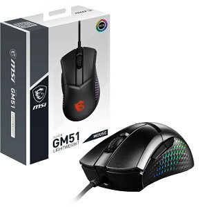 【任搭享95折】MSI 微星 Clutch GM51 RGB 超輕量 電競滑鼠 遊戲滑鼠 有線滑鼠 光學滑鼠 可調DP