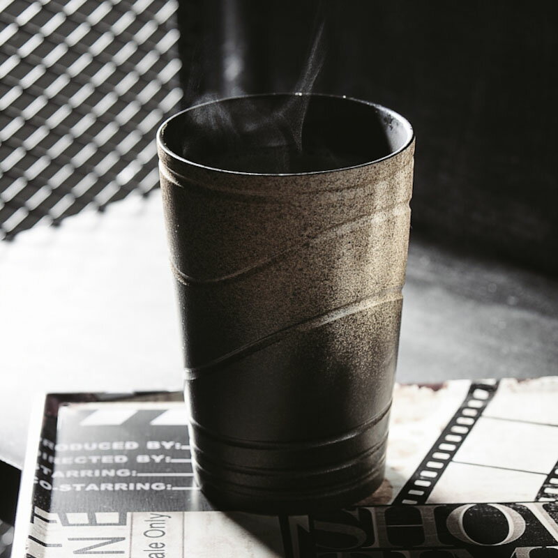 創意辦公用咖啡杯 簡約陶瓷杯子奶茶杯耐熱水杯手工杯1入