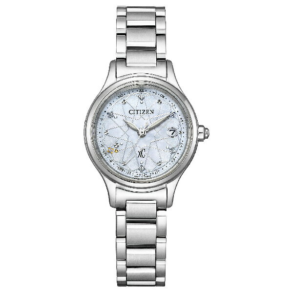 CITIZEN 星辰 XC系列 ES9490-87D 限量款白蝶貝鑽石鈦金屬時尚女士腕錶 27.0mm｜樂天全館特惠中★指定刷卡回饋10%