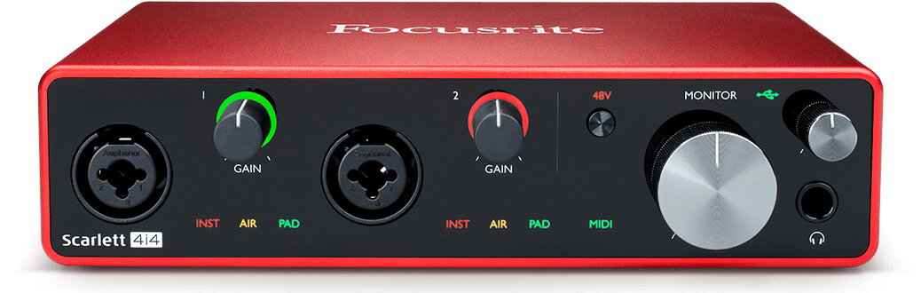 【非凡樂器】Focusrite Scarlett 第3代 4i4 錄音介面/公司貨保固