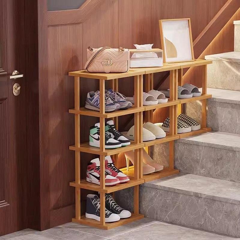 樓梯鞋架子簡易進門口放臥室宿舍多層收納經濟型窄小鞋櫃置物架