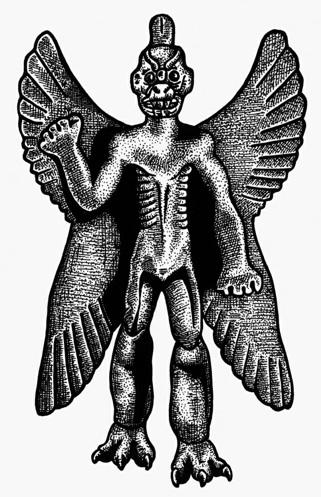 Posterazzi: Mesopotamian Demon Nthe Demon Pazuzu After A Mesopotamian ...