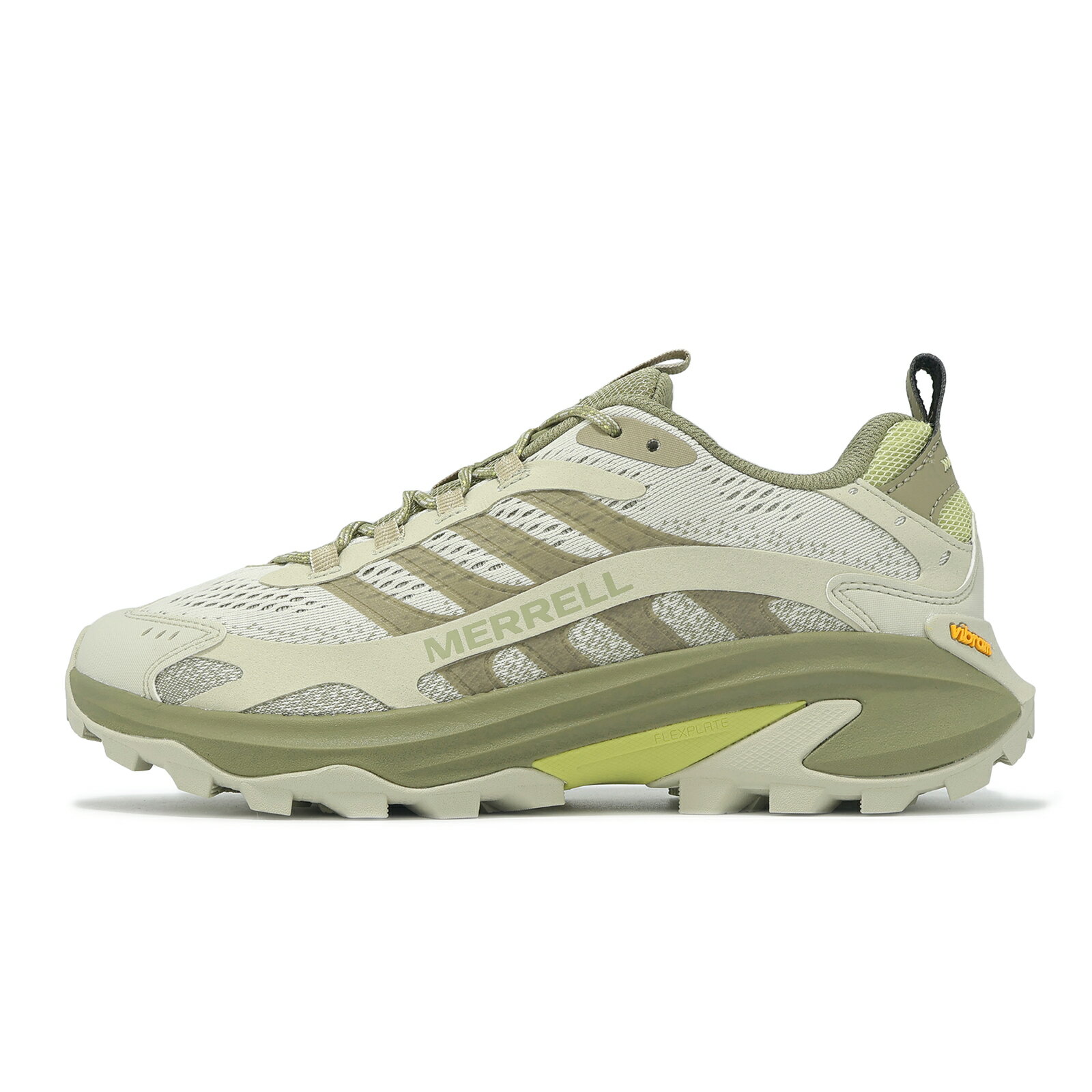 Merrell 登山鞋 Moab Speed 2 男鞋 卡其 綠 健行 郊山 越野 戶外 黃金大底 ML038333