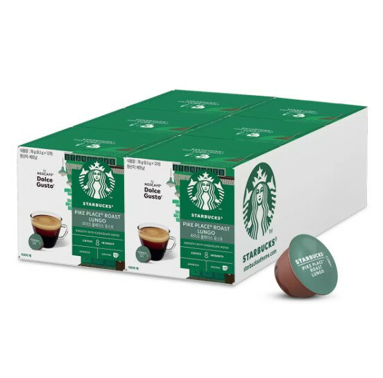 星巴克 派克市場美式咖啡膠囊 72顆 適用NESCAFE Dolce Gusto機器