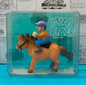 【震撼精品百貨】日本版玩具 發條騎馬玩具-紫帽#99040 震撼日式精品百貨