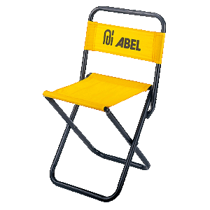 【力大 ABEL 童軍椅】力大ABEL NO.60304 靠背椅/輕便椅/折疊椅/露營椅/休閒椅/豋山椅 (黃色)