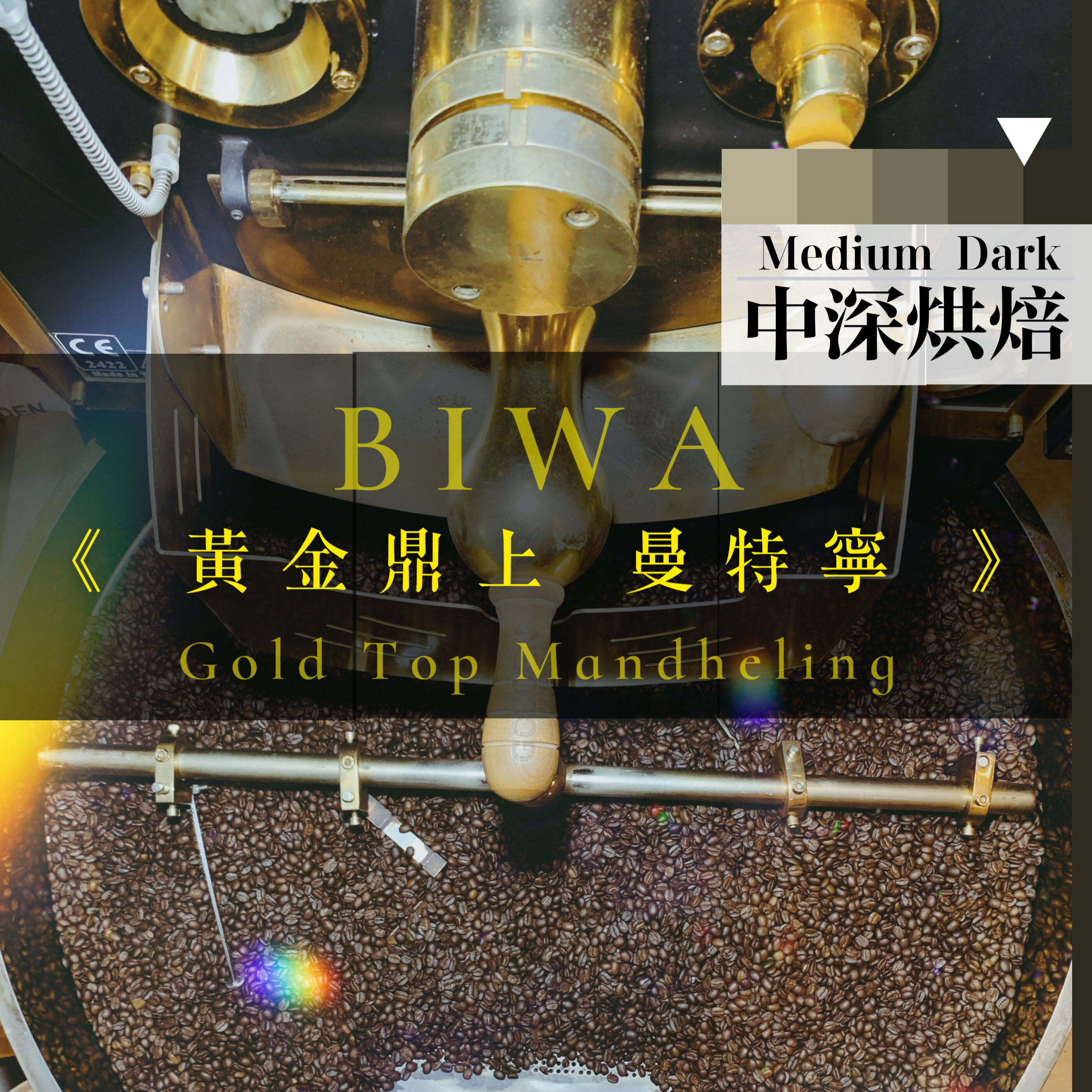 《 黃金鼎上 曼特寧 》 蘇門答臘 濕剝處理法 (半磅/227g) | 浪館手工豆