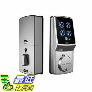 [107美國直購] 智能門鎖 Keyless Digital Door Lock (PGD 718) with Highly Secure Patented Touchscreen/Built-in Alarm