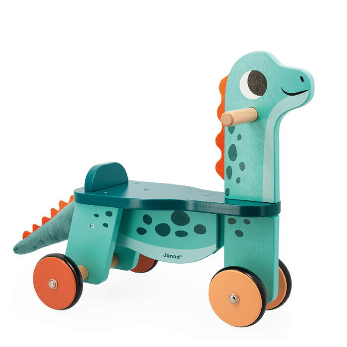 【法國Janod】小恐龍滑步車 / 騎乘玩具 / 學步車