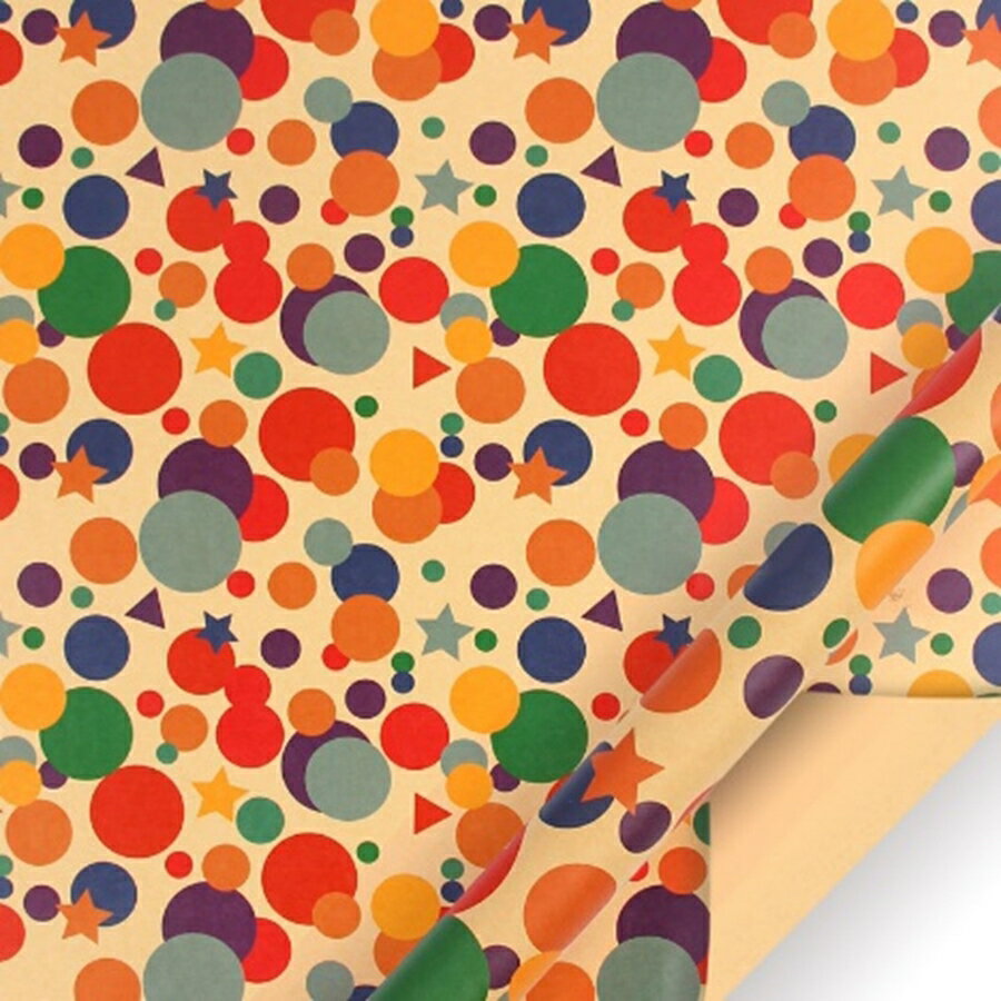 精選歐美4款生日快樂牛皮紙生日禮物包裝紙套組 8