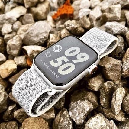 健身運動👍 Apple Watch S9 S8 Ultra 2 防汗 運動型錶環 防水 防臭 魔鬼氈 透氣 尼龍 游泳