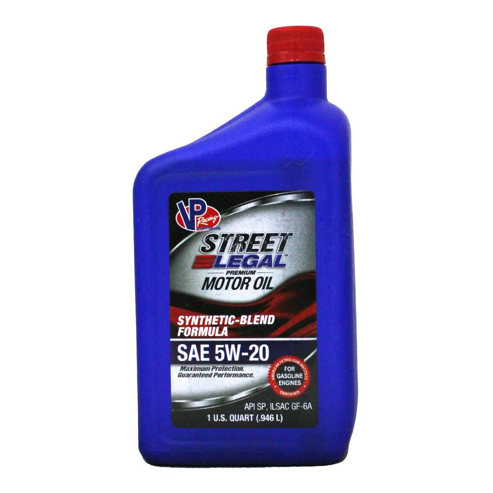 VP STREET LEGAL SYN-BLEND 5W20 頂級合成機油