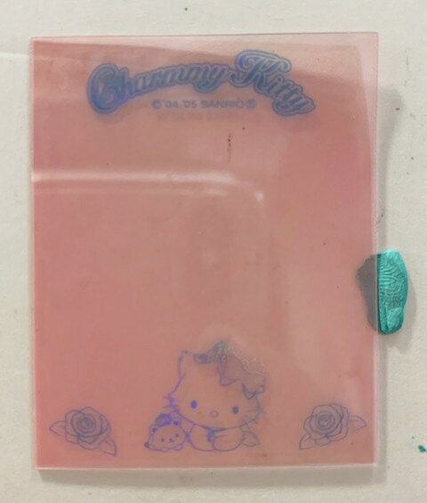 【震撼精品百貨】寵物貓 Charmmy Kitty 三麗鷗 寵物貓手機銀幕貼紙-粉藍#56149 震撼日式精品百貨