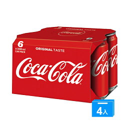 可口可樂易開罐330ml*24入/箱【愛買】