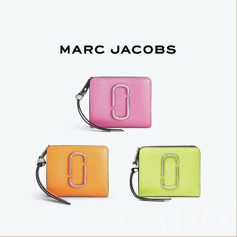 美國正品 Marc jacobs Snapshot Mini Compact Wallet 三色簡約拉鍊短夾