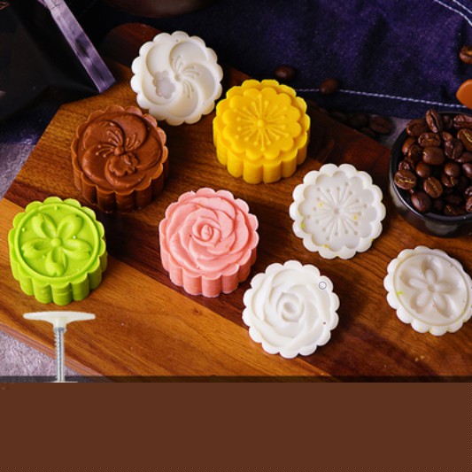 熱銷款【80克月餅模】加厚立體月餅模具 手壓模 綠豆糕模 冰皮月餅模 糕餅模 月餅壓模 烘焙工具