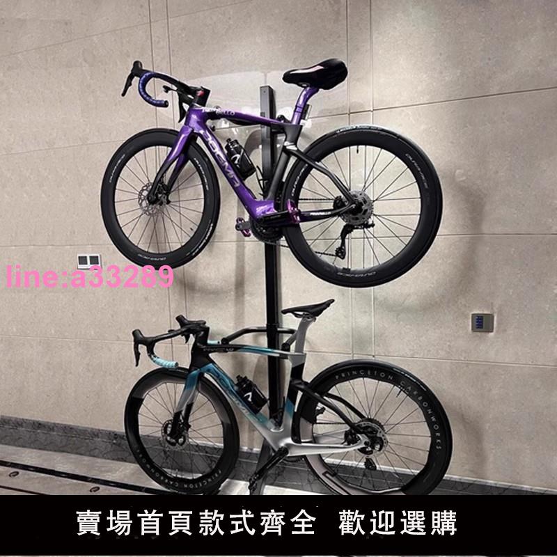 自行車家用立式停車架公路單車掛架兒童平衡車墻壁掛鉤免打洞兩臺