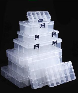 買1得2 盒 塑料盒 螺絲鉆頭元件 多格分類 收層箱 物料 盒