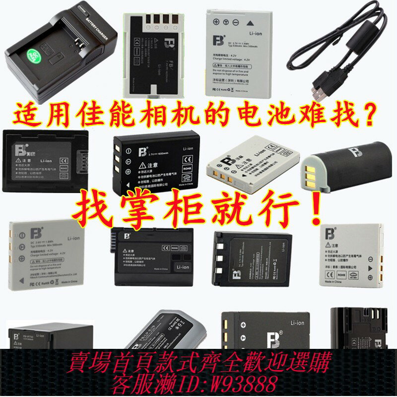 {臺灣公司貨 可打統編}適用佳能CCD相機電池EOS數碼單反微單充電器powershot數據線配件