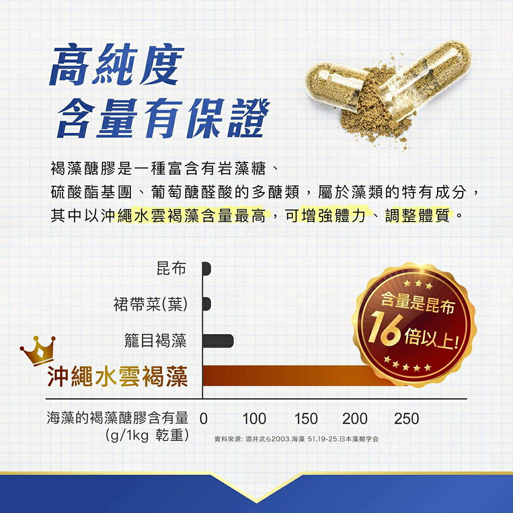 ＵＴＯ｜佳倍優褐速康褐藻醣膠膠囊 30顆/瓶 (國家健康食品認證) 免運/台灣公司貨/開立發票 2