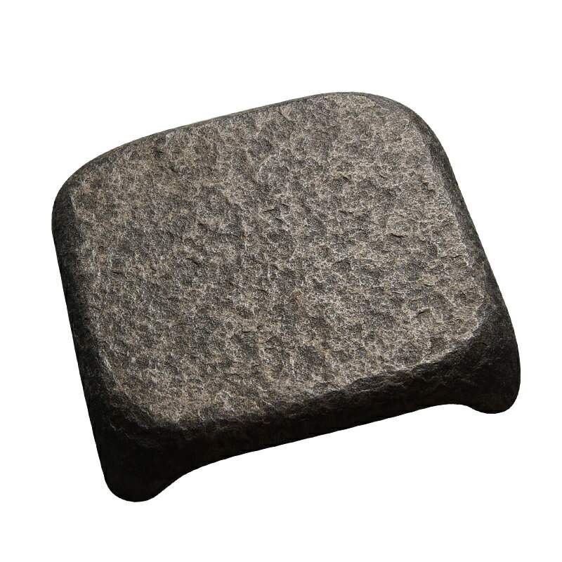 拙幾烏金石方托 干泡茶盤養壺托石茶臺茶托杯托 石壺托壺承石托盤 4