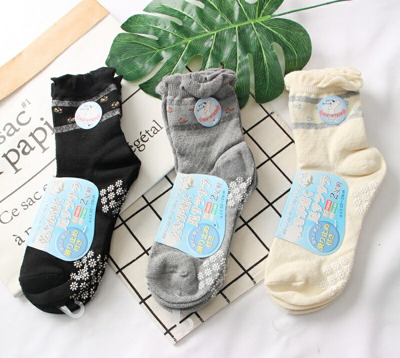 大賀屋 日本 春夏長襪 網眼長襪 中筒襪子 女士長襪 襪子 棉質長襪 涼感長襪 抗菌長襪 透氣襪 長襪 C00010557