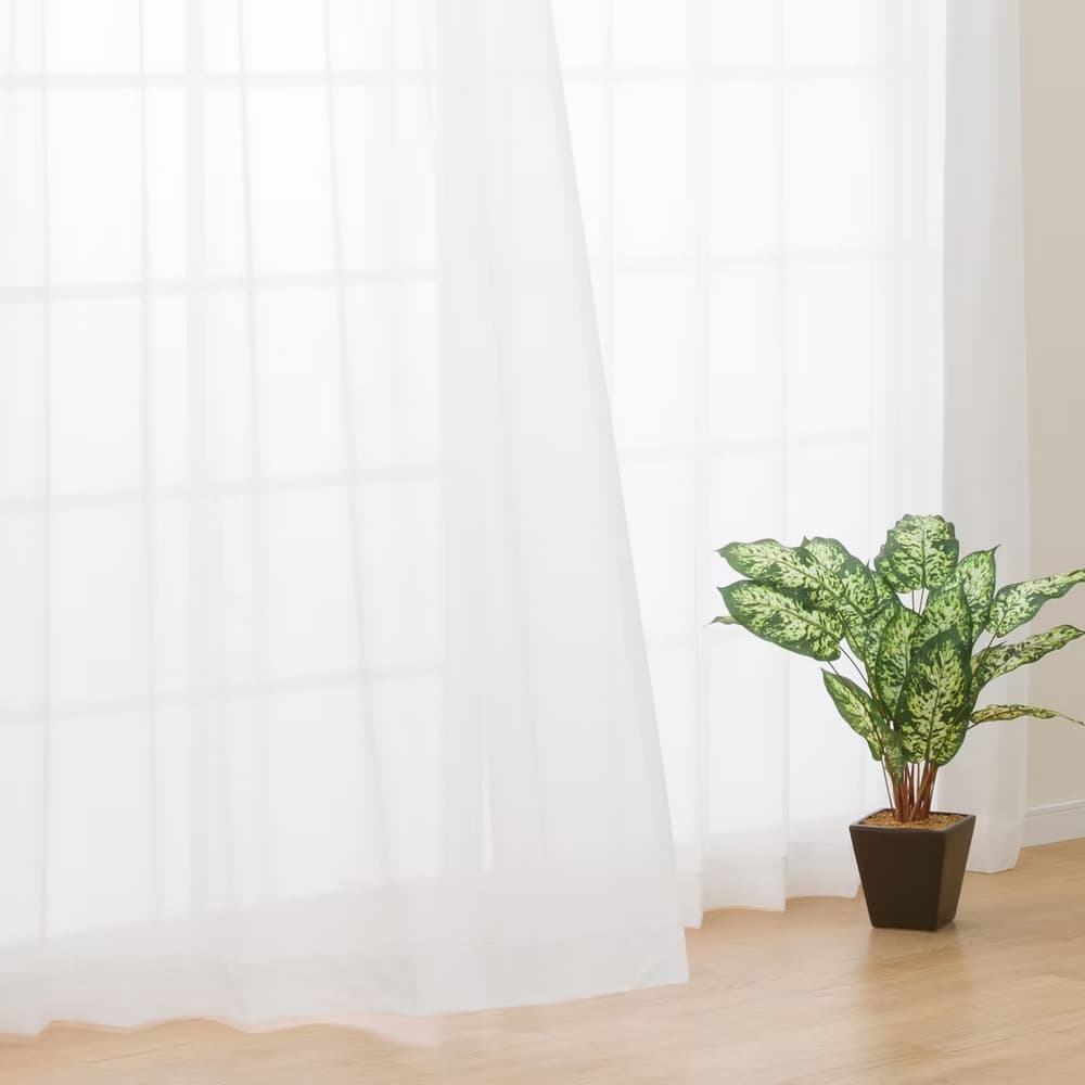 防霉 蕾絲窗簾 RL043 100×133×1 NITORI宜得利家居