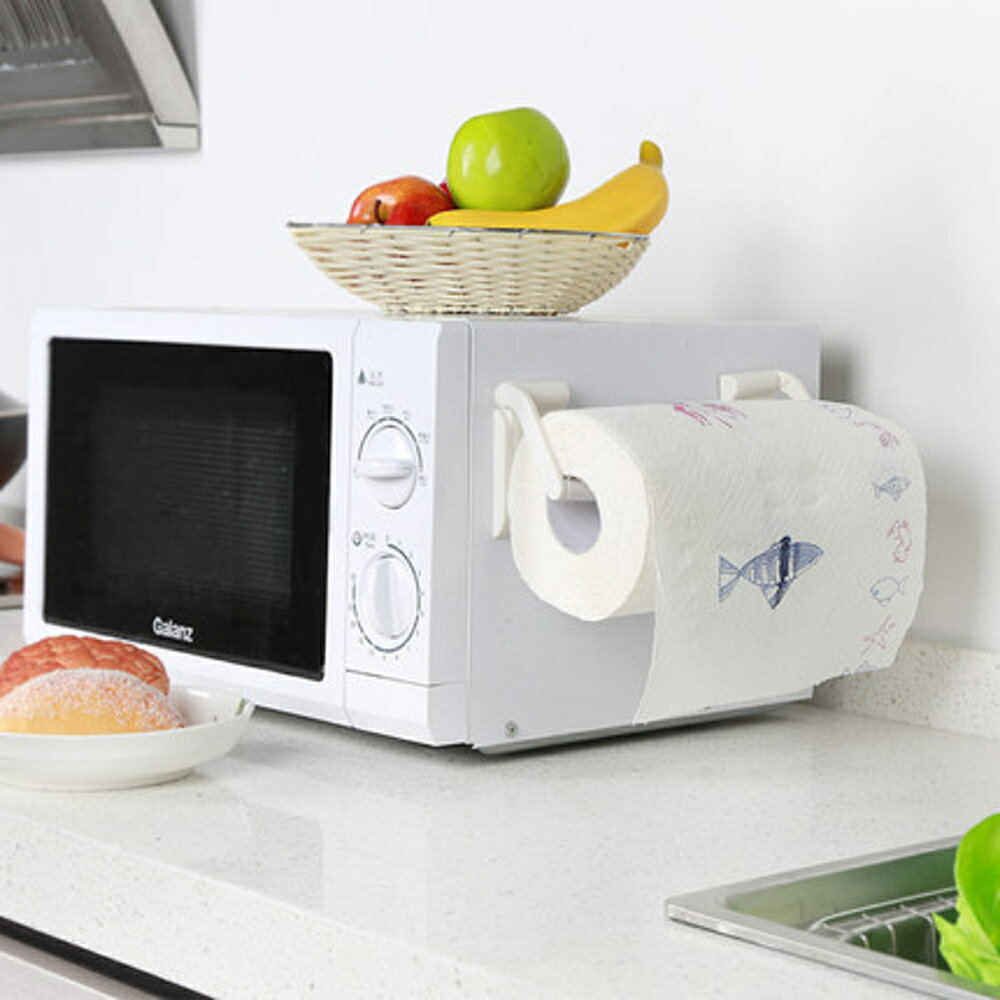 實用廚房紙巾架 分離式磁性廚房紙捲架 收納架