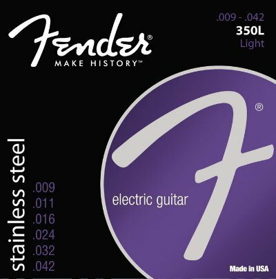 原廠公司貨 Fender 350L 09-42 不鏽鋼電吉他弦【唐尼樂器】