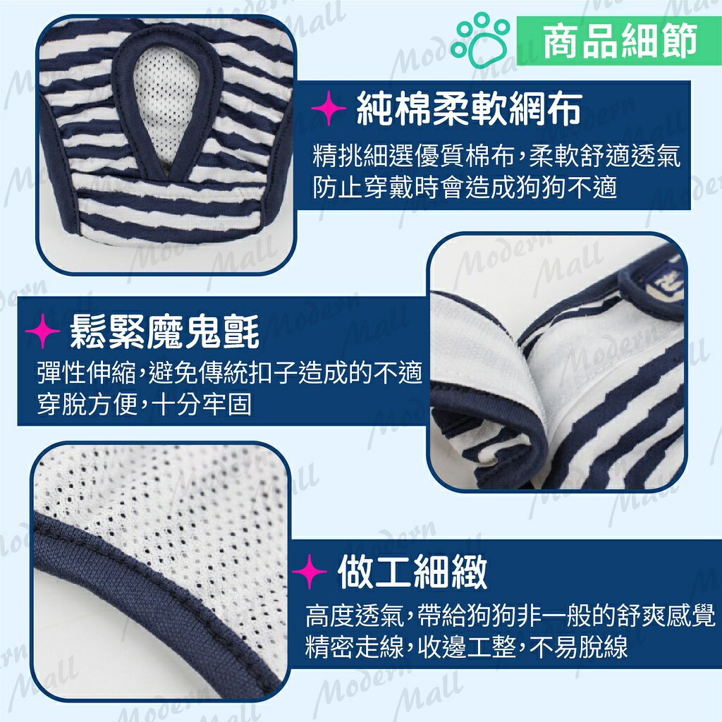 狗狗生理褲【Ｎｅｗ舒適新款💎免運現貨】寵物生理褲 狗生理褲 狗內褲 寵物內褲 不外漏 可更換 防感染 6