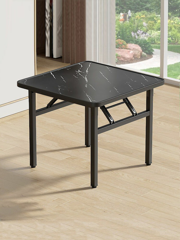 可折疊餐桌小桌子2023新款簡易吃飯桌出租屋家用戶外簡易方形擺攤