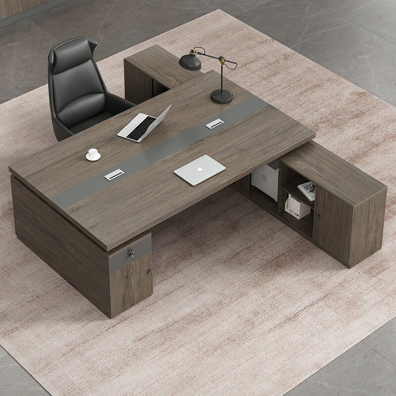 ZO辦公桌雙人位面對面簡約現代財務經理室家具桌椅組合老板職員桌