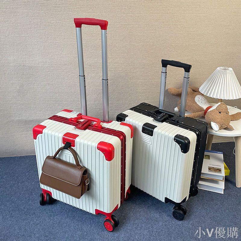 迷你18寸登機女行李箱小號20寸小清新拉桿旅行男密碼箱輕便小型