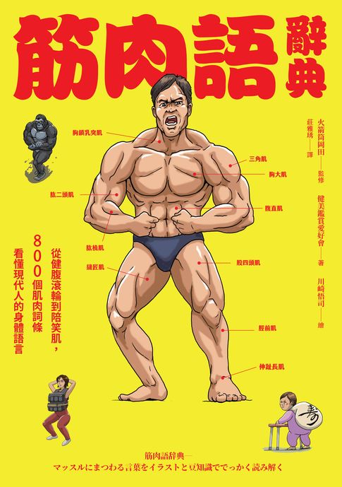 筋肉語辭典 : 從健腹滾輪到陪笑肌，800個肌⾁詞條看懂現代⼈的⾝體語⾔【電子書】 0