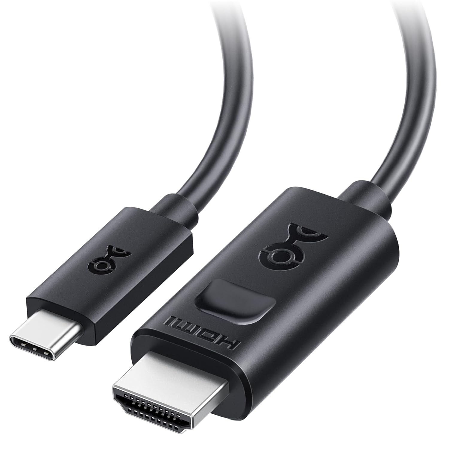 [5美國直購] Cable Matters 201392 USB-C 轉 HDMI 2.1 傳輸線 適 8K 4K Thunderbolt 5 4 MacBook Pro 於macOS最高4K@60Hz