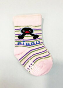 【震撼精品百貨】Pingu 企鵝家族 襪子-粉(9 12cm)#36879 震撼日式精品百貨