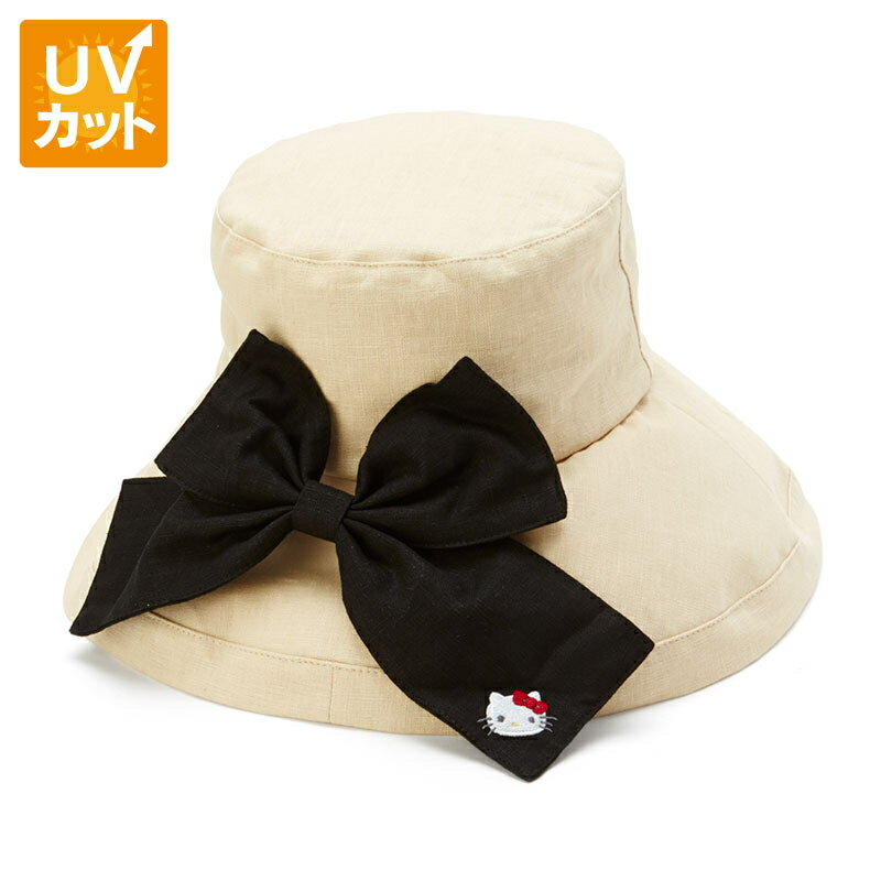 【震撼精品百貨】Hello Kitty 凱蒂貓 KITTY帽子-抗UV可折帽-米色*29546 震撼日式精品百貨