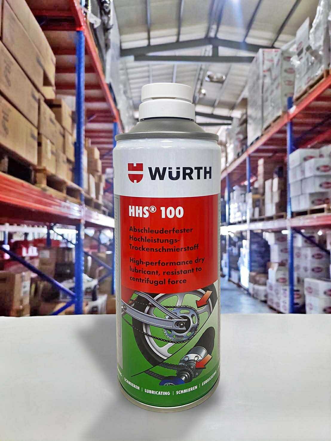 『油工廠』WURTH HHS DRYLUBE 乾性潤滑劑 鍊條油 乾式鍊條油 400ML 鏈條保養 平行輸入